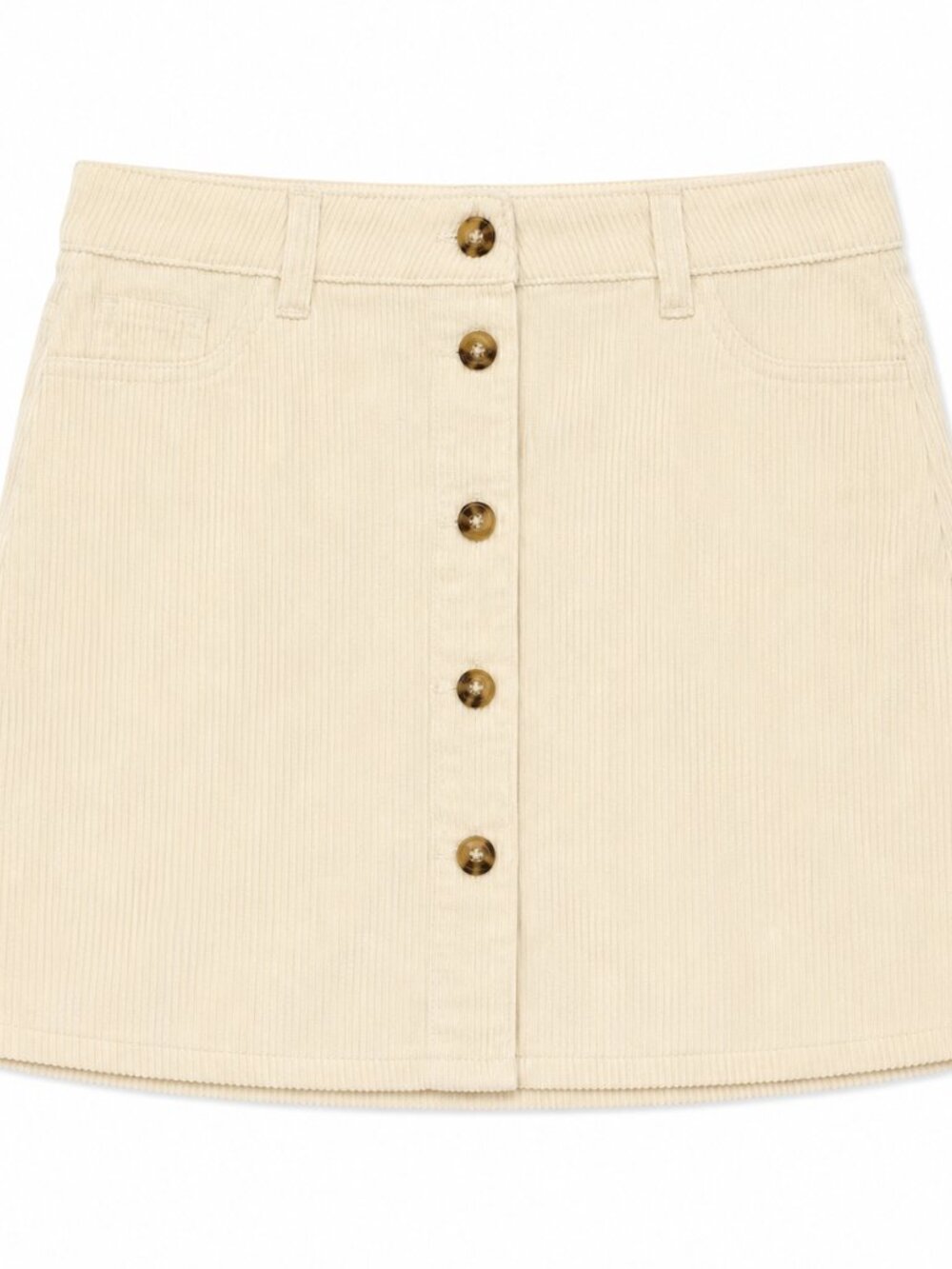 NWT Girls Cream Corduroy Skirt Size XL Back to School